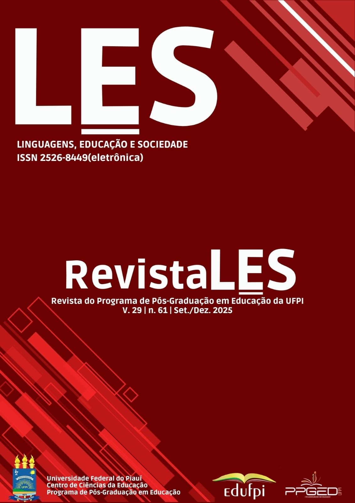 					Visualizar v. 29 n. 61 (2025): Linguagens, Educação e Sociedade
				